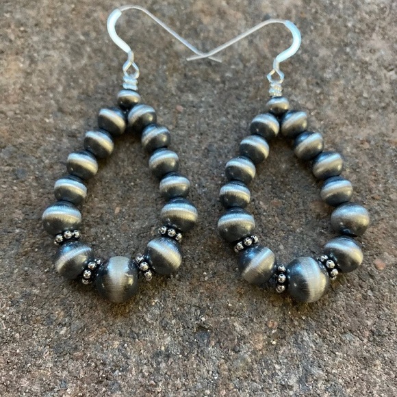 Sterling Silver Bead Earring… - Picture 6 of 8